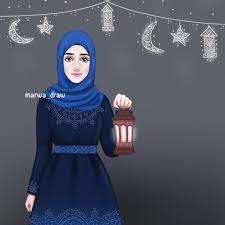 صور رسم بنات كرتون رمزيات رسومات انمي للانستقرام girly m islamic girl beautiful muslim women