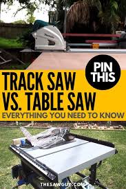 Track Saw Vs Table Saw A Complete Guide In 2020 Table Saw Table Saw Jigs Table Saw Stand
