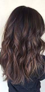 dark brunette balayage highlights haarfarben haare balayage haar styling