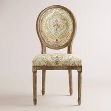 Ogee Paisley Paige Round Back Dining Chairs Set Of 2 World Market Round Back Dining Chairs Dining Chairs Paisley Chair