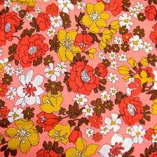Gender is a social construct anyway dude #maybe im femme??? Pink Floral Fabric Vintage 1950s Lovely Springtime Retro Etsy Vintage Fabric Prints Vintage Floral Pattern Retro Prints