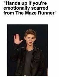 They Put Thomas S Picture Here On Purpose Why Maze Runner Funny Newt Maze Runner Maze Runner