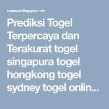Prediksi Togel Terpercaya Dan Terakurat Togel Singapura Togel Hongkong Togel Sydney Togel Online Prediksi Togel Hongkong 13 Desem Singapura Sydney Desember