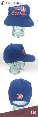 Sold Vtg Annco Pro Model Denver Broncos Cordu Denver Broncos Hats Baseball Hats
