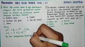 Download soal ujian nasional sma. Penmaba Unj 2021 Ii Part 1 Pembahasan Soal Asli Penmaba Unj 2016 Kimia Kode 11 Youtube