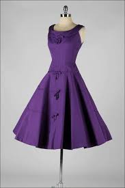 1950 S Suzy Perette Purple Faille Cocktail Dress 1stdibs Com Vintage Dresses Vintage Outfits Beautiful Dresses