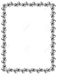 Auf webseiten muss ein link zu uns als quellangabe angegeben werden. Schwarz Weiss Rahmen Mit Blumen Silhouetten Raster Clipart Lizenzfreie Fotos Bilder Und Stock Fotografie Image 70386233