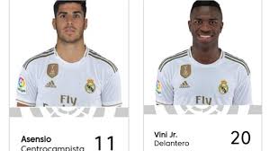 Последние твиты от real madrid c.f. Real Madrid Squad Numbers 2020 21 Asensio And Vinicius Change After Bale Exit As Com
