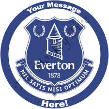 Everton football club is a football club in liverpool, england, that competes in the premier formed in 1878, everton were founding members of the football league in 1888 and won their first. Everton Fc Football Soccer Edible Cake Image The Monkey Tree