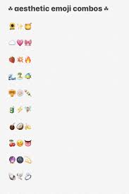 Wallpaper Aesthetic Emoji In 2021 Aesthetic Emoji Emoji Combinations Cute Emoji Combinations