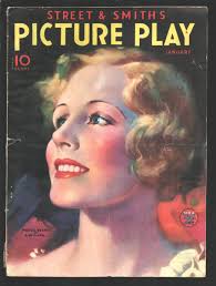 Picture Play 1/1934-Madge Evans cover art by A. Wilson-Full page ad for  Alice in Wonderland film-Ruby Keeler-VG: (1934)  Magazine&nbsp;/&nbsp;Periodical