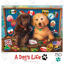 A Dogs Life Stowaways 750 Piece Jigsaw Puzzle Buffalo Games Jigsaw Puzzles Buffalo Games Dog Games