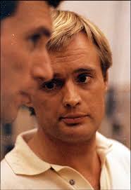 In the studio making one of his albums.