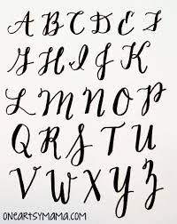 10 styles to letter the uppercase alphabet lettering image 1. Basic Hand Lettering Alphabet Practice Amy Latta Creations Basic Hand Lettering Lettering Alphabet Lettering