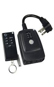 A tough, durable remote control garden light switch ideal for use in farms, garages, gardens and halloween/christmas lights. Christmas Light Timer Switch Outlet Automatic Light Switch Timer Outlet Ecoplugs Outdoor Light Timer Remote Control Timer Switches Electrical Femsa Com