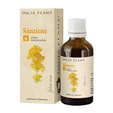 Sânziană is the romanian name for gentle fairies who play an important part in local folklore, also used to designate the galium verum or cruciata laevipes flowers. TincturÄƒ De Sanziene 50 Ml Dacia Plant Farmacia Tei Online