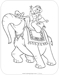 Download disney coloring pages and use any clip art,coloring,png graphics in your website, document or presentation. Aladdin Coloring Pages 2 Disneyclips Com