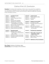 Maybe you can apply for the post. Outline Of The U S Constitution