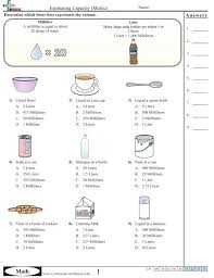 3 md 2 worksheets capacity worksheets everyday math mathematics worksheets