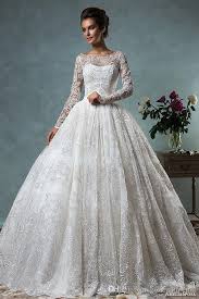 Wedding Dresses Ball Gown Style Lace Wedding Dresses 2015 Ball Gown Bateau Bridal Gowns With Wedding Dress Long Sleeve Ball Gowns Wedding 2016 Wedding Dresses