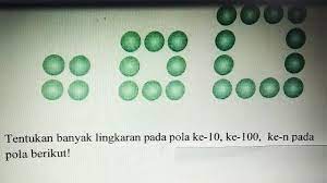 Terjawab • terverifikasi oleh ahli. Tentukan Banyak Lingkaran Pada Pola Ke 10 Ke 100 Ke N Pada Pola Berikut Youtube