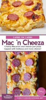 The Absolute Best Cheesy Mac Cheese Pizza Recipe Cheesy Mac And Cheese Mac And Cheese Pizza Macaroni And Cheese Pizza