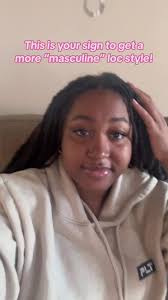 I personally consider this a hairstyle guys would usually get but it’s  definitely unisex after this! 🤭✨ Stylist IG: @ aly_safetypinqueen 🤍 #locs  #naturalhair #womenwithlocs #locjourney