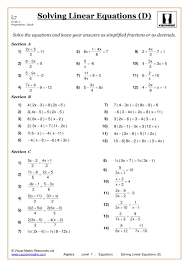 Free printable math worksheets for kids. Maths Worksheets Ks3 Ks4 Printable Pdf English Year Algebra Level Equations Solving Ks3 English Worksheets Year 7 Worksheets Kumon Multiplication Workbook Math Drills Grade 2 Free Math Quiz Questions And Answers Christmas