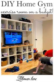 Parts of the house, rooms, furniture. Awesome Diy Home Gym Exercise Room Office On A Budget Lehman Lane