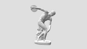 The discus thrower's body weight is evenly disturbed or the thrower can have more weight on the novice throwers should maintain even weight distribution or slightly more weight on the left side with. Discobolus The Discus Thrower Download Free 3d Model By Smk National Gallery Of Denmark Smkmuseum 50f50ab