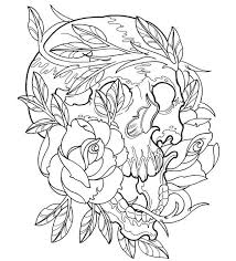 Black rose on white background. 30 Most Popular Rose Tattoo Coloring Pages