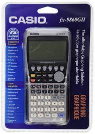 Amazon Com Casio Fx 9860gii Graphing Calculator Black Office Products Graphing Calculator Calculator Graphing Calculators