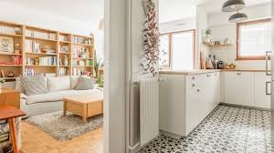 Salon Ouvert Sur La Cuisine Idees D Amenagement Appartement Parisien Appartement Cuisine Ouverte