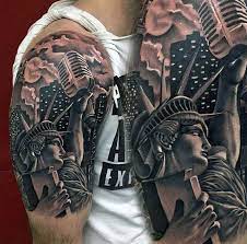 We did not find results for: Lustige Schwarze Und Weisse Detaillierte Freiheitsstatue Tattoo An Der Schulter Mit Mikrofon Tattooimages Biz