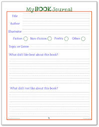 Book Journal Printables For Book Lovers Of All Ages Book Journal Journal Printables Book Reading Journal