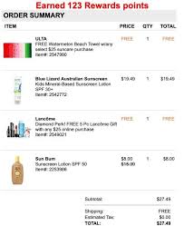 My Today S Ulta Order Ulta Blue Lizard Order