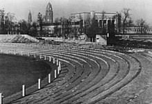 The electric scoreboard was first used on 6 july 1979, during a match between dynamo dresden versus 1. Rudolf Harbig Stadion Wikipedia
