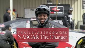 How do nascar tires get changed so fast? Nascar Tire Changer Makes Pit Crew History Abc News Youtube