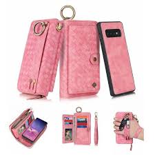 Buy galaxy s10 plus wallet case which combines functionality and protection of your credit or debit cards, or even transit cards, etc. Galaxy S10 Plus Wallet Case Dteck Multi Functional Pu Leather Zipper Wristlets Clutch Detachable Magnetic 13 Card Slots 4 Cash Purse Protection Back Cover For Samsung Galaxy S10 Pink Weave Walmart Com