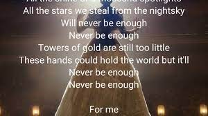 Lyrics to never enough on lyrics.com. Pin On Frozen Story