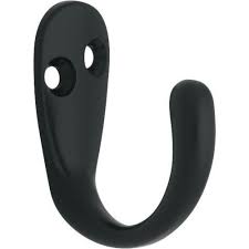 Liberty 1 13 16 In Matte Black Single Wall Hook 6 Pack Vpsphk Fb U The Home Depot You can choose from a number of coat hook options including multiple hangers or individual hooks.