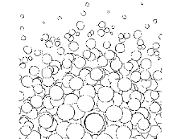 Favorite supplies for coloring pages. Bubbles Coloring Page