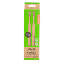 Dranixly kids bamboo toothbrush, child size toothbrushes set bpa free soft bristles, natural bamboo toothbrushes (5 pack) dranixly kids bamboo toothbrush child size. Nudie Bamboo Toothbrush Set Kikkerland B V