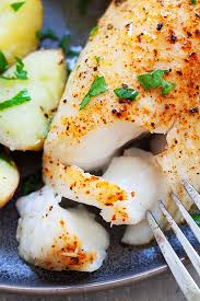 Simple Healthy And Best Baked Cod Recipe With Lemon Olive Oil Salt And Cayenne Pepper Baked Cod Recipes Cod Fish Recipes Baked Best Cod Recipes