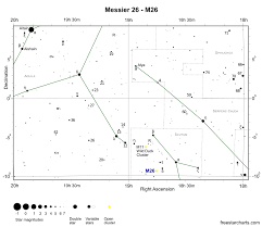 Messier 26 M26 Open Cluster Freestarcharts Com