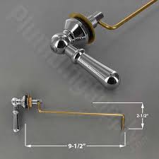 Jmkcoz angle fitting side mount toilet flush lever handle for toto kohler toilet tank universal fit for most toilet, toilet repair handle with nut. Our Most Common Toilet Flush Levers