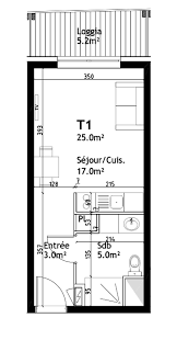 Amenagement Studio 25m2 Plans De Bungalow Amenagement Studio