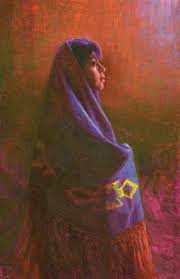 Moonlight By Susan Lyon Native American Women Artist Painting Art