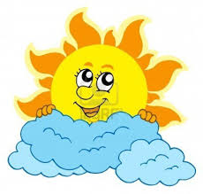 All cloud clip art are png format and transparent background. Cute Cartoon Sun With Clouds Vector Illustration Cartoon Sun Cute Cartoon Cartoon Clip Art