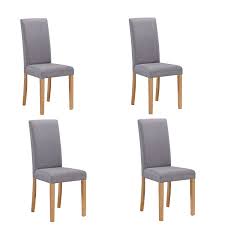 Discover dining tables online to manage your small area with large seating. 4 New Haven Grey Fabric Dining Chairs 199 97 Go Furniture Co Uk